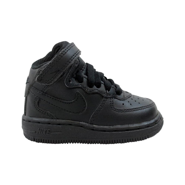 Nike Force 1 Mid Black/black  314197-004 Toddler