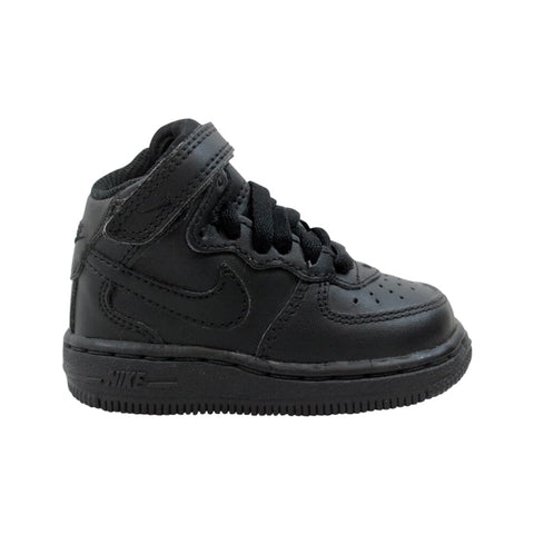 Nike Force 1 Mid Black/black  314197-004 Toddler