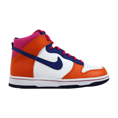 Nike Dunk High Fireberry/Deep Royal Blue-Starfish 316604-607 Grade-School