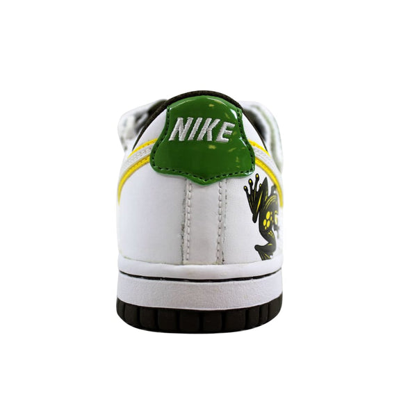 Nike Vandal Low Premium White/White-Chlorophyll-Dark Loden  318647-111 Grade-School