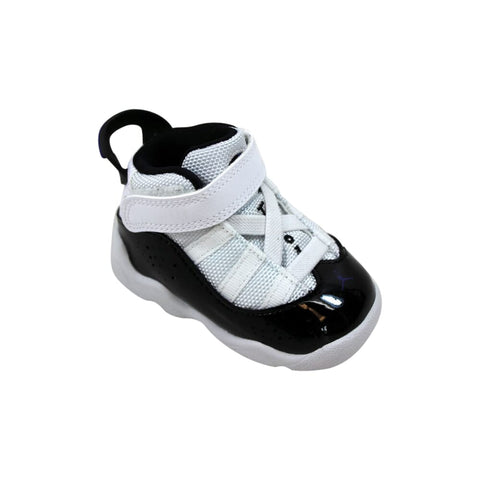 Nike Air Jordan 6 Rings BT White/Black-Dark Concord  323420-104 Toddler