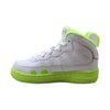 Nike Girls AJF IX 9 PS White/White-Liquid Lime  353328-111 Pre-School