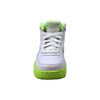 Nike Girls AJF IX 9 PS White/White-Liquid Lime  353328-111 Pre-School