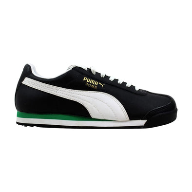 Puma Roma Basic Jr Black/White-Team Gold 354259 07 Grade-School