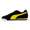 Puma Roma SL NBK JR Black/Vibrant Yellow-White 356349 04 Grade-School