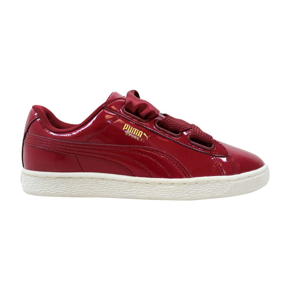 Puma Basket Heart Patent Tibetan Red  363073-05 Women's