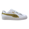 Puma Basket Heart Glitter Puma White/Gold  364078-01 Women's