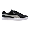 Puma Basket Heart Glitter Puma Black-Silver  364078-03 Women's
