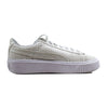 Puma Basket Platform Woven Puma White/Puma Silver  364847-02 Women's