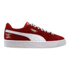 Puma Minion Suede Jr High Risk Red/Puma White  365527-01 Grade-School