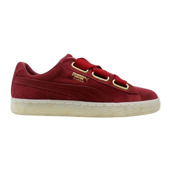 Puma Suede Heart Celebrate Red Dahlia  365561-02 Women's