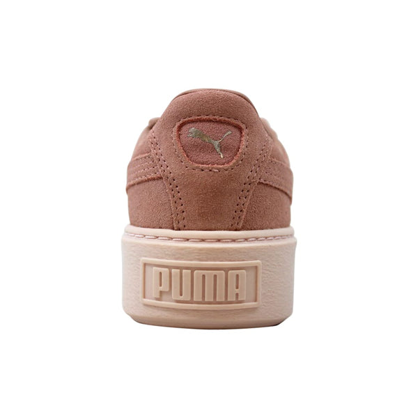 Puma Suede Platform Sunfade Stitch Peach Beige/Pearl 365907 01 Women's