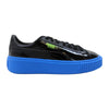 Puma Basket Platform Block Jr Black/Plat Blue-Green Gecko  366839-02 Grade-School