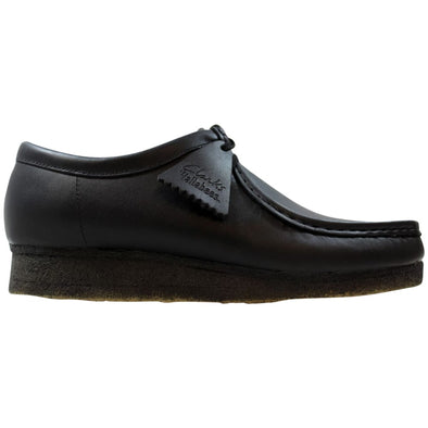 Clarks Wallabee-M Black Leather  37981 Men's