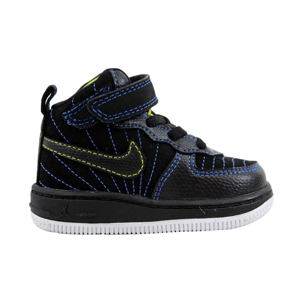 Nike Air Jordan AJF 12 Black/Blue Sapphire-Cyber 407279-001 Toddler