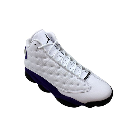 Nike Air Jordan XIII 13 Retro White/Black-Court Purple Lakers 414571-105 Men's