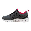 Nike Free Run 2.0 Dark Grey/Bright Crimson-Black-White  443742-005 Grade-School