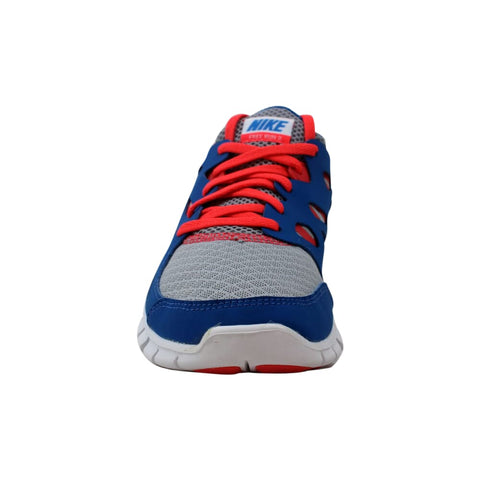 Nike Free Run II 2 Wolf Grey/White-LSR Crimson-Military  443742-020 Grade-School