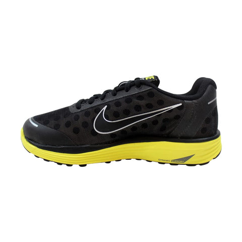 Nike Lunarswift 2 Black/Sync Yellow-Metallic Silver  443966-002 Grade-School