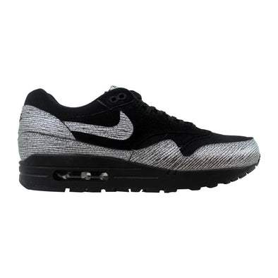 Nike Air Max 1 Premium Black/Metallic Hematite-Black 454746-005 Women's