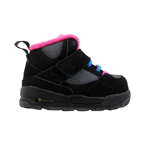 Nike Air Jordan Flight 45 TRK TD Black/Dynamic Blue-Dark Grey-Vivid Pink  467931-008 Toddler