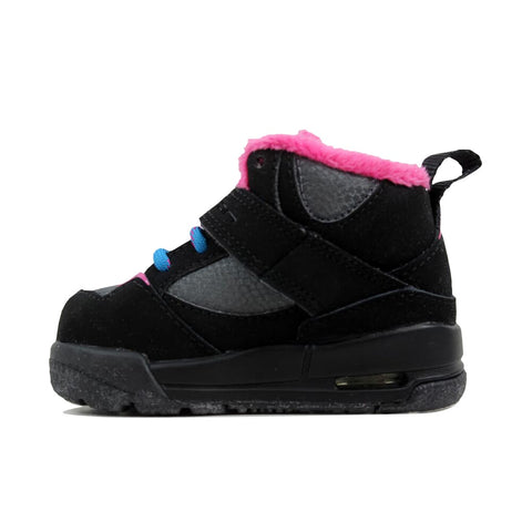 Nike Air Jordan Flight 45 TRK TD Black/Dynamic Blue-Dark Grey-Vivid Pink  467931-008 Toddler