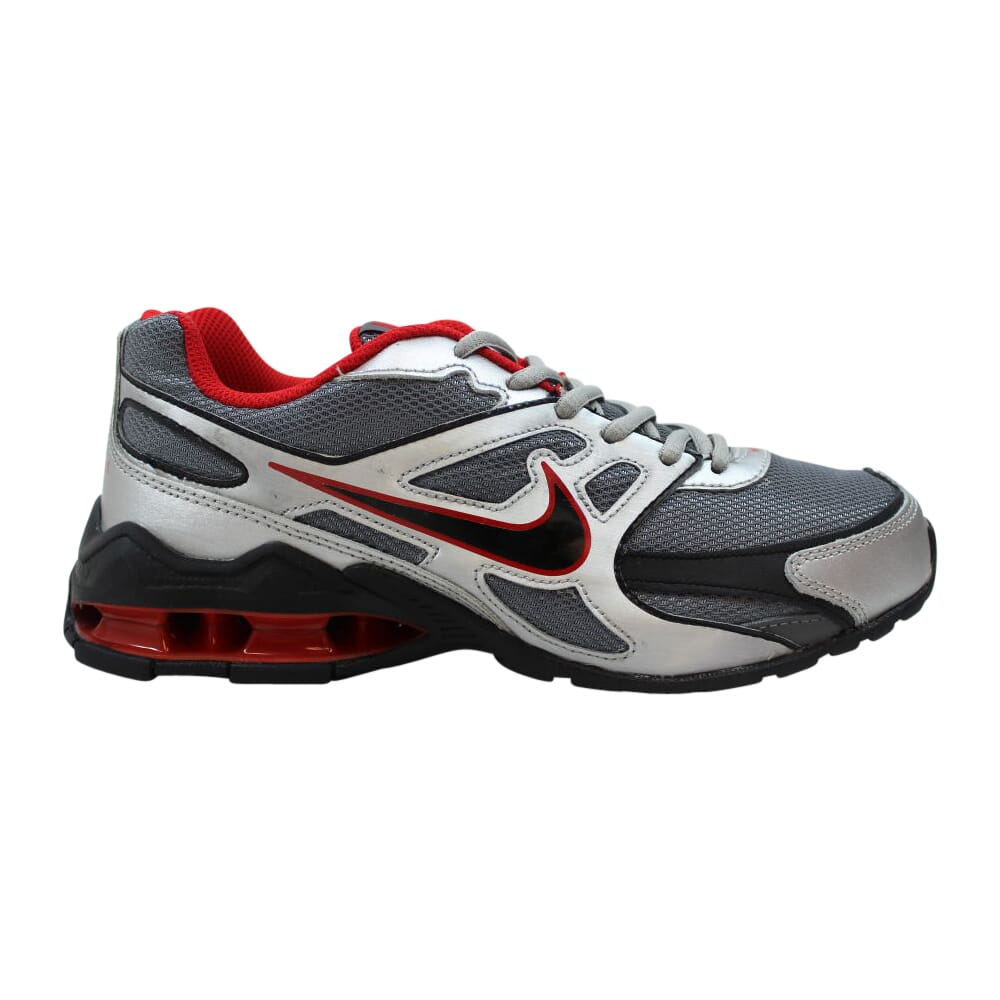 Nike Reax Run Dominate Cool Grey/Black-Metallic Silver-Sprint Red  469687-006 Grade-School