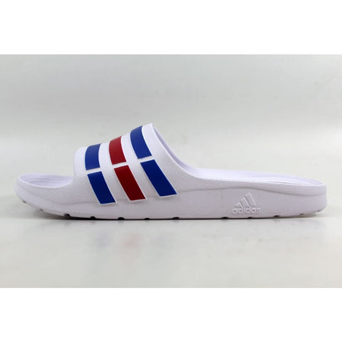 Adidas Duramo Slides White/Blue-Red U43664 Men's