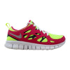 Nike Free Run 2 Volt Ice/Metallic Silver-Vivid Pink  477701-700 Grade-School