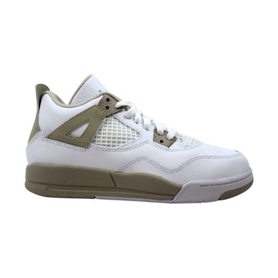 Nike Air Jordan IV 4 Retro GP White/Boarder Blue-Light Sand  487725-118 Pre-School