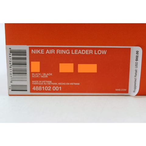 Nike Air Ring Leader Low Black  488102-001 Men's