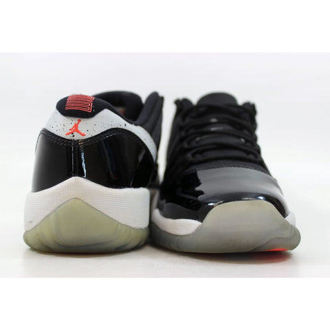 Nike Air Jordan XI 11 Retro Low Black/Infrared 23-Pure Platinum  528896-023 Grade-School