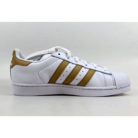 Adidas Superstar White/Linen Khaki-Gold CQ0676 Men's