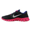 Nike Free Run III 3 GS Black/Reflect Silver-Fireberry  512098-004 Grade-School