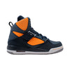 Nike Air Jordan Flight 45 High GS Metallic Armory Navy/White-Cement Grey  524865-903 Grade-School