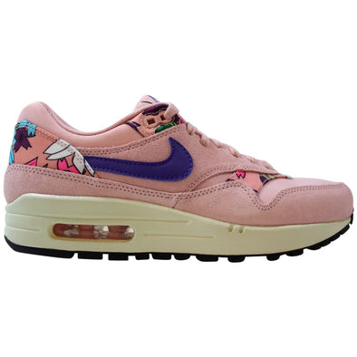 Nike Air Max 1 Print Pink Glaze/Varsity Purple-Slate-Black  528898-601 Women's