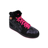 Nike Girls AJ I 1 Retro High Prem GS Black/Vivid Pink-Dynamic Blue  535804-017 Grade-School