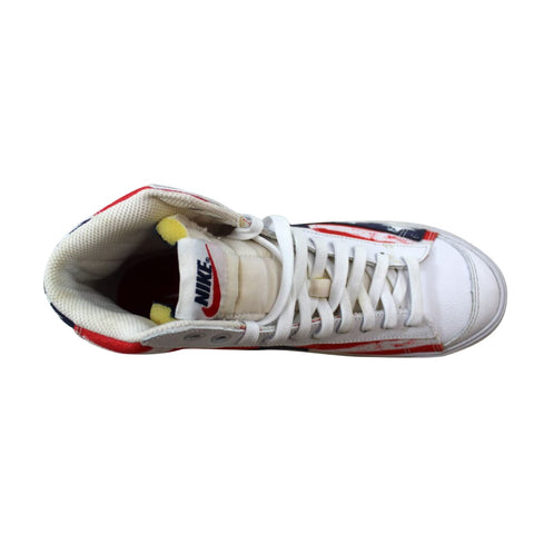 Nike Blazer Mid '77 Premium Vintage White/Midnight Navy-University Red Independence Day 537327-109 Men's