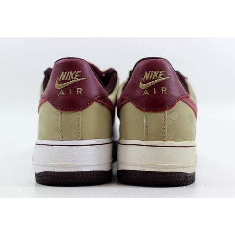 Nike Air Force 1 White/Deep Garnet-Deep Bergundy 314219-162 Grade-School