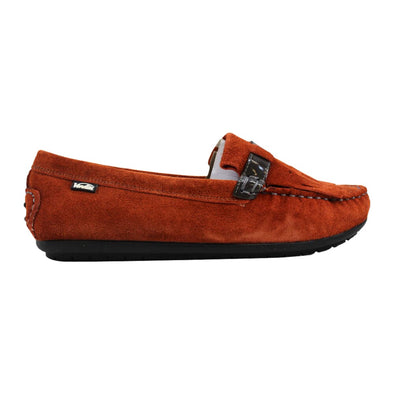 Venettini Elicia Moccasin Orange Suede 55-Elicia