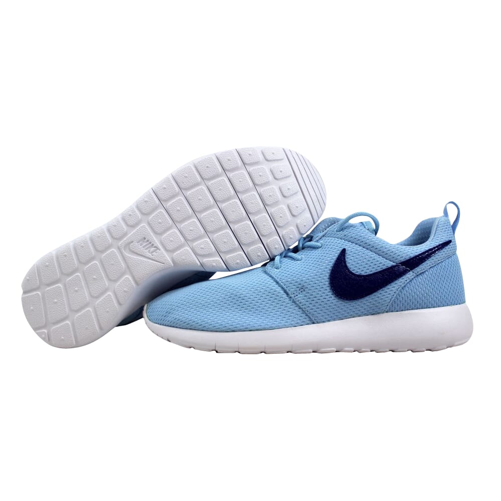 Nike Roshe One Bluecap/Deep Royal Blue-White 599729-410 Grade-School
