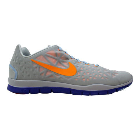 Nike Free TR Fit 3 Pure Platinum/Bright Citrus-Stadium Grey-Indigo  555158-007 Women's