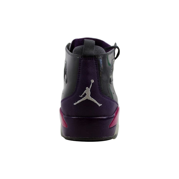 Nike Air Jordan Flight Club 91 Matte Silver/Grand Purple-Night Stadium  555475-028 Men's