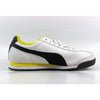 Puma Roma Basic Jr White/Quiet Shade-Yellow 354259 15 Grade-School