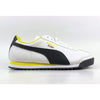 Puma Roma Basic Jr White/Quiet Shade-Yellow 354259 15 Grade-School