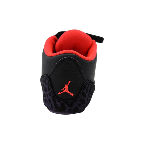Nike Air Jordan 3 III Retro Black/Bright Crimson-CNYN Purple-Purple  574416-005 Toddler