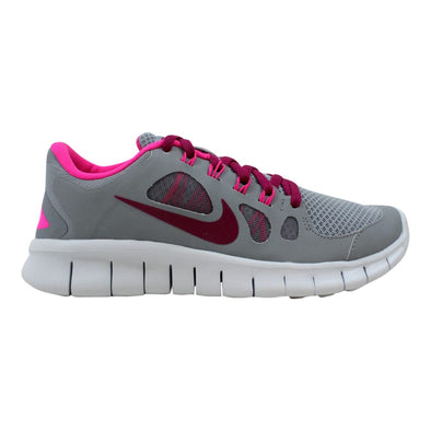 Nike Free 5.0 GS Stealth/Raspberry Red-Pink Flow-Pure Platinum  580565-066 Grade-School