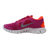 Nike Free 5.o GS Fisson Pink/Metallic Silver-Title Crimson  580565-600 Grade-School