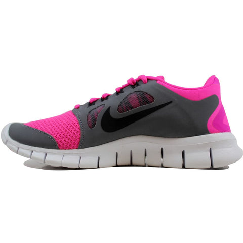 Nike Free 5.0 Pink Foil/Black-Cool Grey-White 580565-601 Grade-School