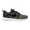 Nike Roshe NM Flyknit Black/Black-Pink Power-Blue Glow 677243-013 Men's